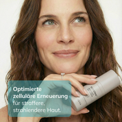Optimierte zelluläre Erneuerung, für straffere, strahlende Haut.